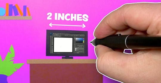 Check out how Jazza uses Inspiroy Dial to finish this world's smallest photoshop drawing! 