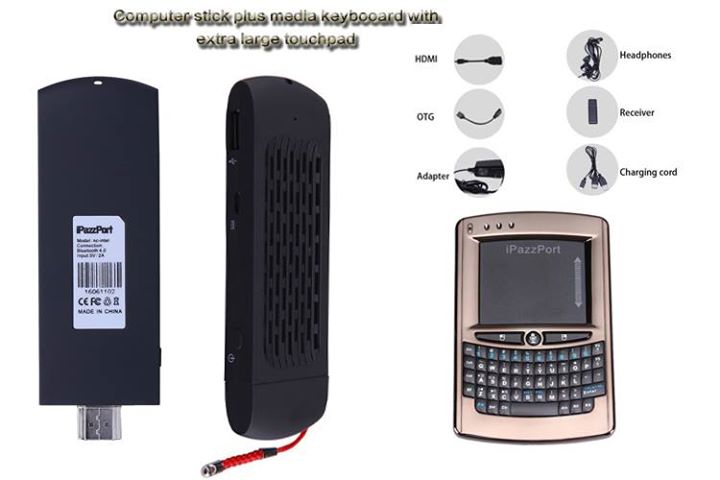 promotion dicount on latest computer stick plus multimedia keyboard with extra large touchpad mouse on Amazon