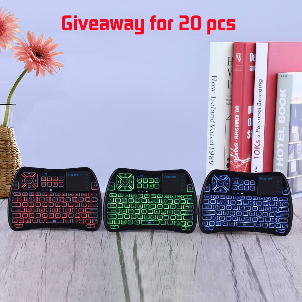 20 free keyboards will be for giveaway.