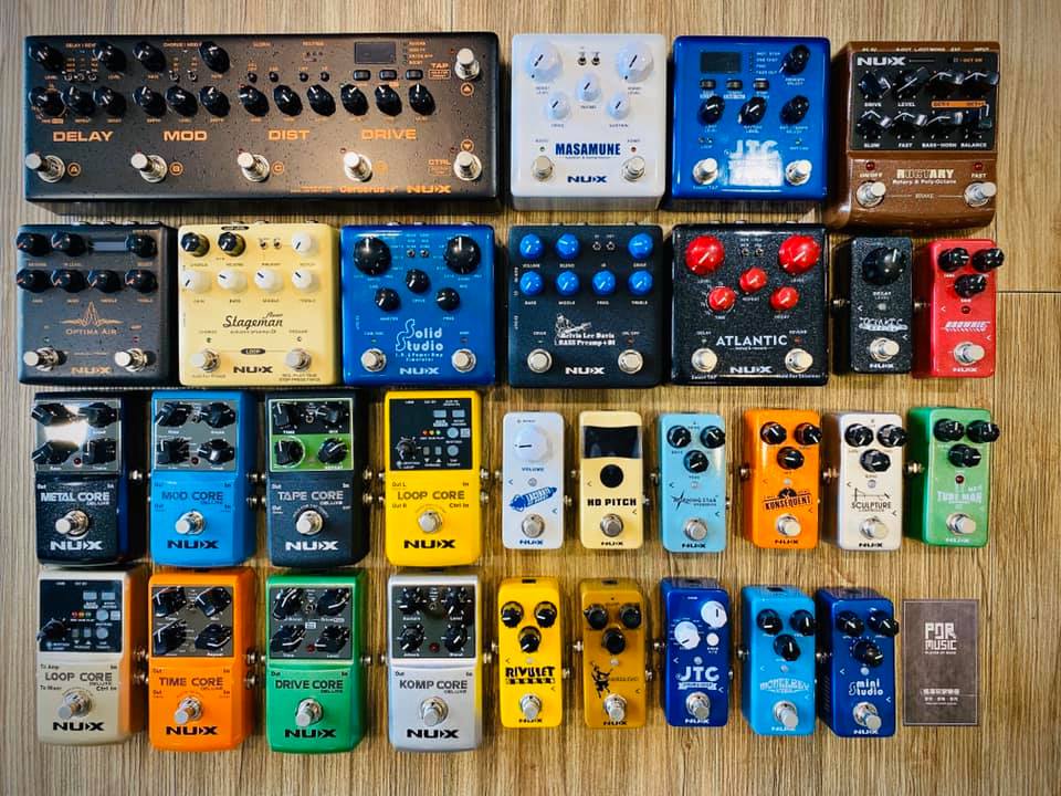 Full of NUX Pedals!!
