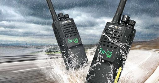 Retevis RT50 Waterproof Walkie Talkie.