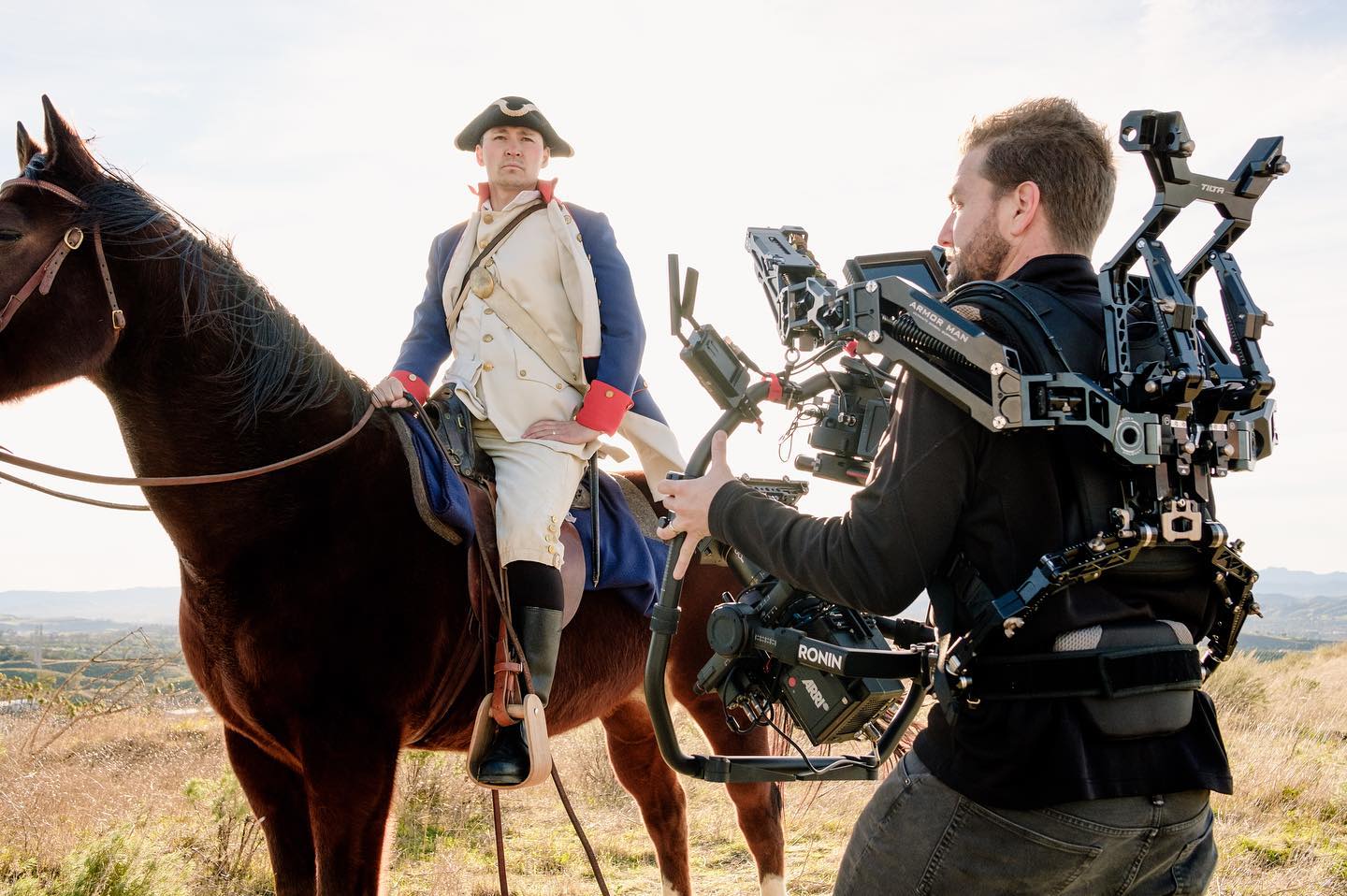 On set BTS of the Tilta Armor-man 3!