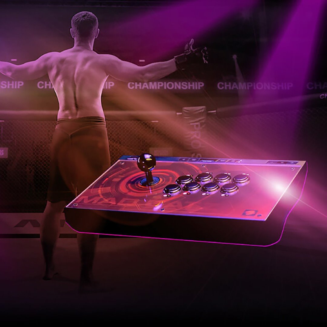 Bring the arcade to you with the Mad Catz Authentic EGO Arcade Stick. With tournament-grade components, multiple buttons and switches and PC/console compatibility, this fight stick combines the classic arcade feel with modern performance.