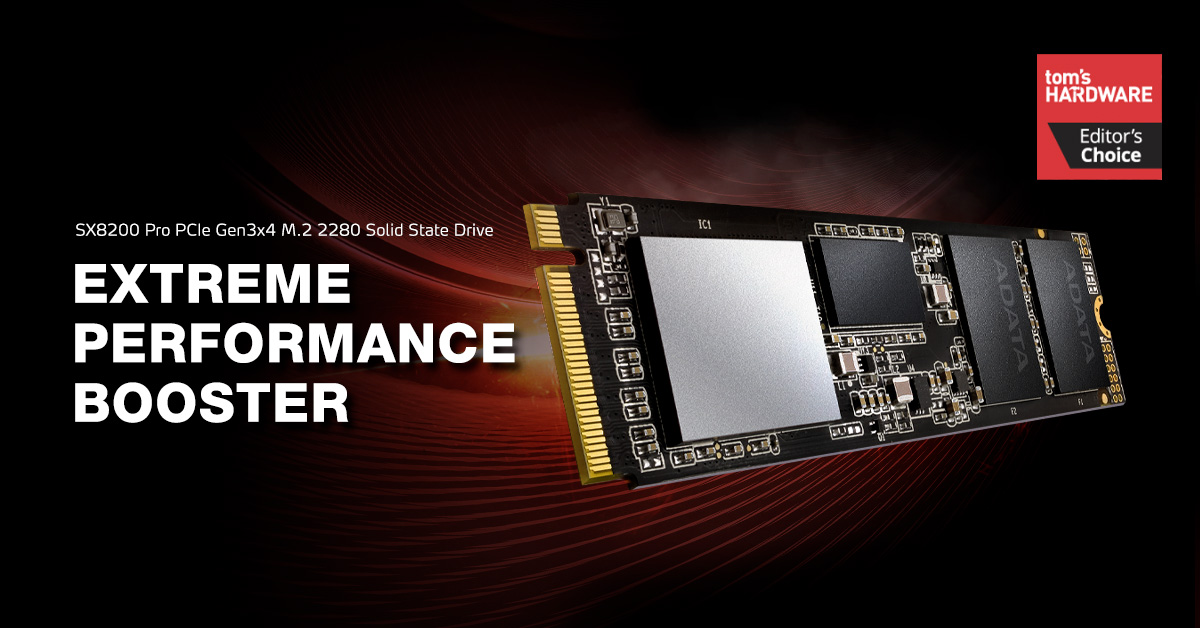 🏆 И отново с отличие Editor’s Choice за XPG #SX8200 Pro SSD. 🙏 Благодарим на Tom's Hardware! “С капацитет от 2TB, ADATA XPG SX8200 Pro е един високопроизводителен SSD диск, който се конкурира с най-добрите предложения на Samsung. Колкото до цената - това е повече от сигурен избор.” Виж пълното ревю: www.tomtop.com