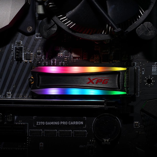 XPG SPECTRIX #S40G - първият в света M.2 RGB SSD диск 👊