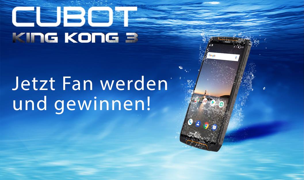 Jetzt Cubot-Fan werden und das neue CUBOT King Kong 3 Smartphone gewinnen!!! Rechtzeitig vor Weihnachten verlosen wir unter allen Abonnenten unserer Fanpage ein CUBOT King Kong 3!* Werdet jetzt Fan unserer Cubot-Fanpage (www.tomtop.com und nehmt automatisch an der Verlosung teil! ...