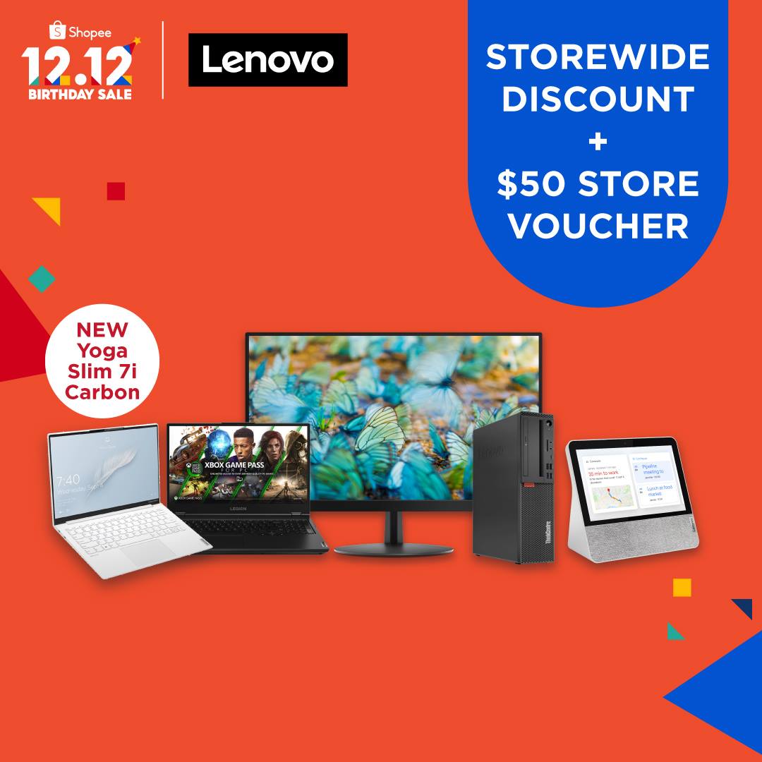 𝗟𝗲𝗻𝗼𝘃𝗼 𝘅 𝗦𝗵𝗼𝗽𝗲𝗲 𝗕𝗹𝗮𝗰𝗸 𝗙𝗿𝗶𝗱𝗮𝘆 & 𝗖𝘆𝗯𝗲𝗿 𝗠𝗼𝗻𝗱𝗮𝘆 𝗦𝗮𝗹𝗲 𝗶𝘀 𝗻𝗼𝘄 𝗼𝗻! Shop with us from 26 - 30 Nov to enjoy store-wide discounts and vouchers worth $50 at the Lenovo Official Store, and bring home these additional benefits: 🚛 EXPRESS DELIVERY...