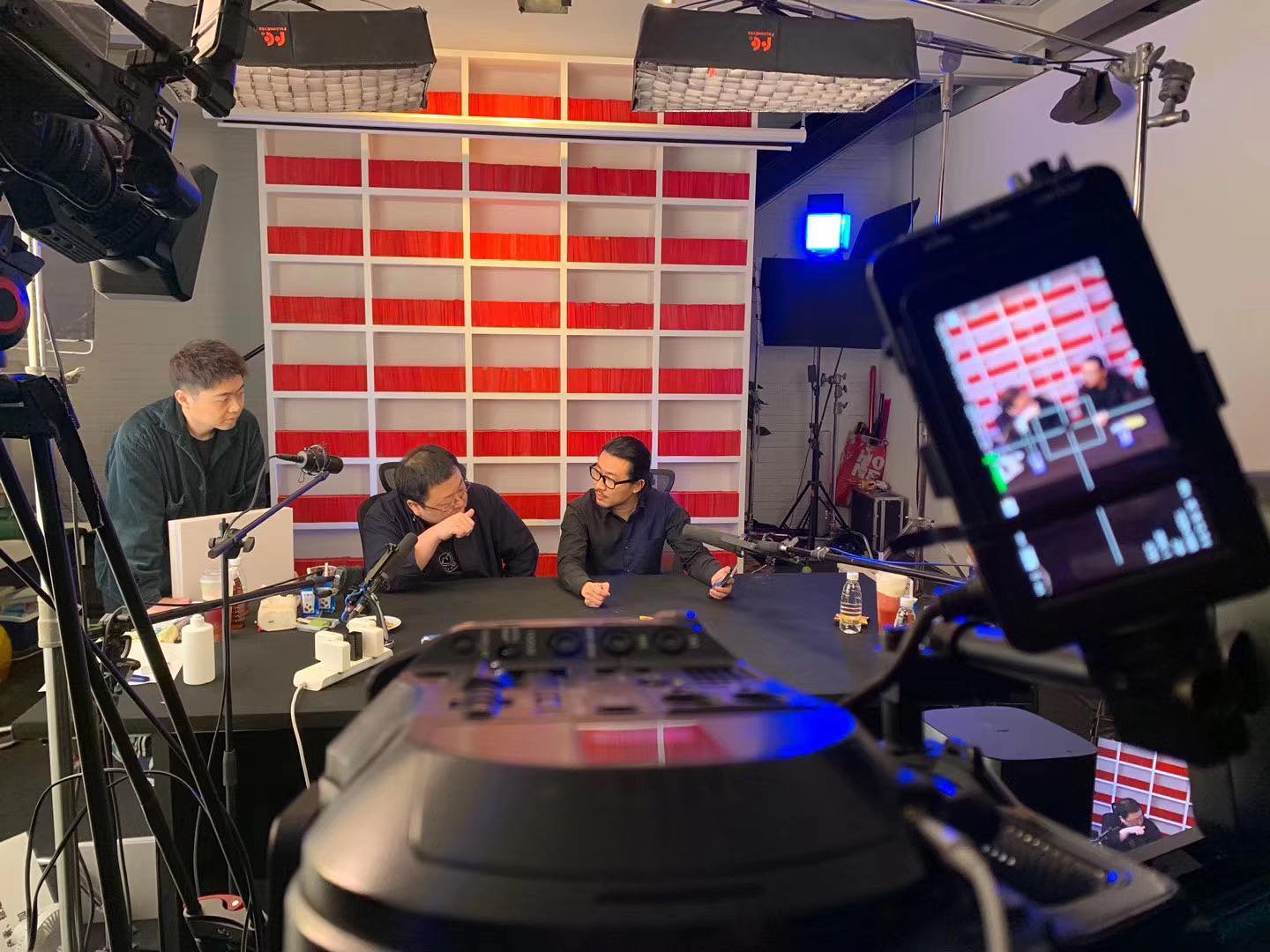 Live broadcast with 2 x RX-24TDX ROLLFLEX from the top, 11600 LUX (at 0.5m) sufficient amount of light from 150W Bi-color! More information about the RX-24TDX