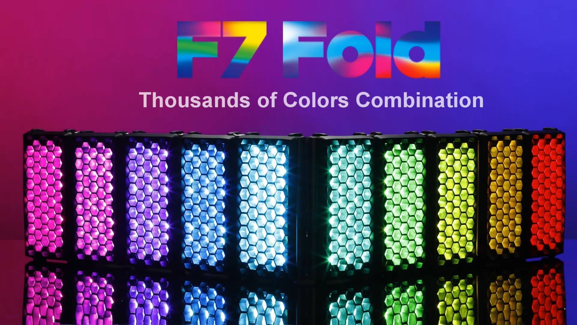 Introducing the FalconEyes PockeLite F7 FOLD Foldable duo-panel RGB light designed with various lighting modes and a DESAL Lite APP ready for remote control! Check out full details on our website....